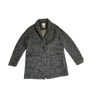 Aritzia Wilfred Free Neelam Boucle Knit Wool Blend Coat- Size XS Oversized Fit